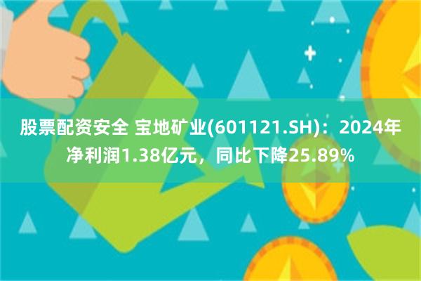 股票配资安全 宝地矿业(601121.SH)：2024年净利润1.38亿元，同比下降25.89%