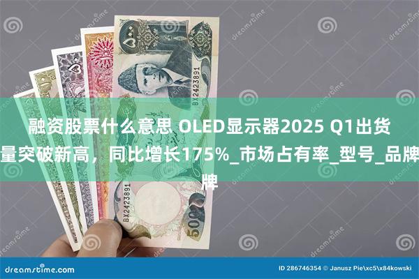 融资股票什么意思 OLED显示器2025 Q1出货量突破新高，同比增长175%_市场占有率_型号_品牌